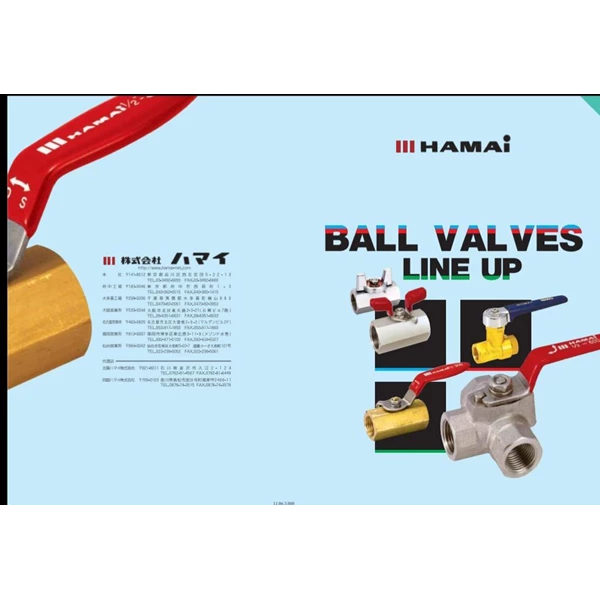 Ball Valve Hamai Line UP